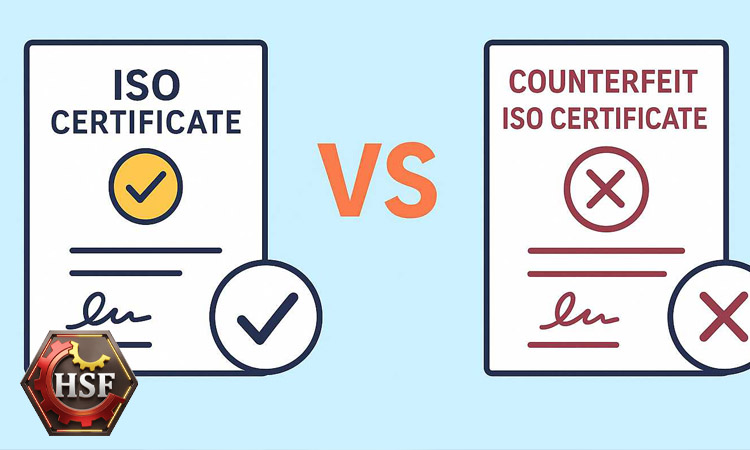 تفاوت گواهینامه ایزو اصل و تقلبی