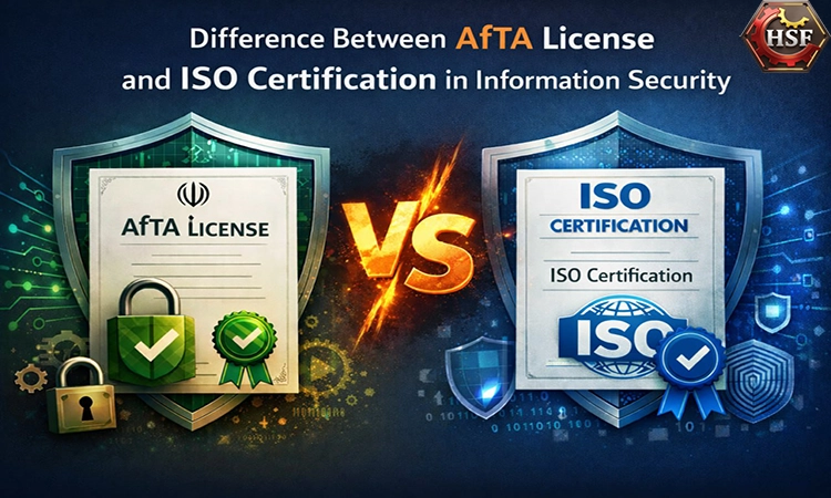 تفاوت مجوز افتا و گواهینامه ISO در امنیت اطلاعات